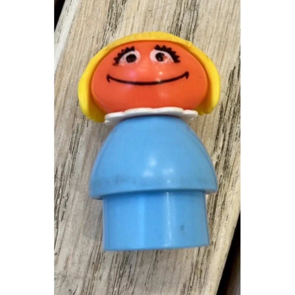 Fisher Price Little People Sesame Street Prairie Dawn Muppets 1975 FPLP NICE